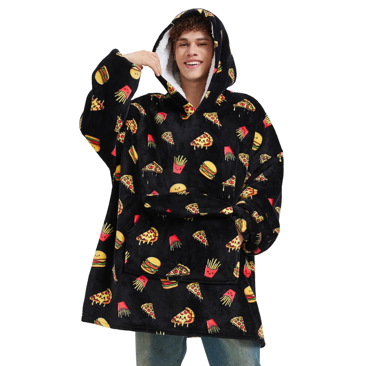 Mewkou Glow in the Dark Wearable Blanket Hoodie – 19 Colors - Flex Gamingproduct_type