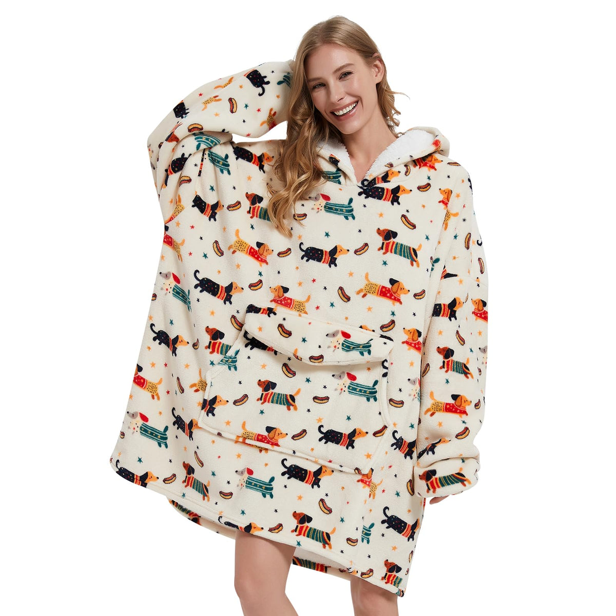 Mewkou Glow in the Dark Wearable Blanket Hoodie – 19 Colors - Flex Gamingproduct_type