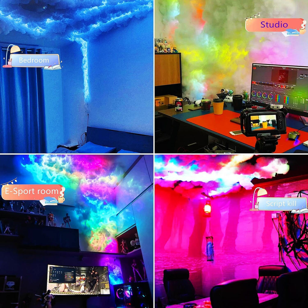 Mimiear 3D Thundercloud LED Light – 19.8ft - Flex Gamingproduct_type