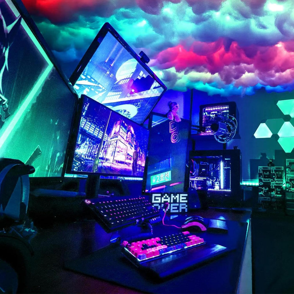 Mimiear 3D Thundercloud LED Light – 19.8ft - Flex Gamingproduct_type