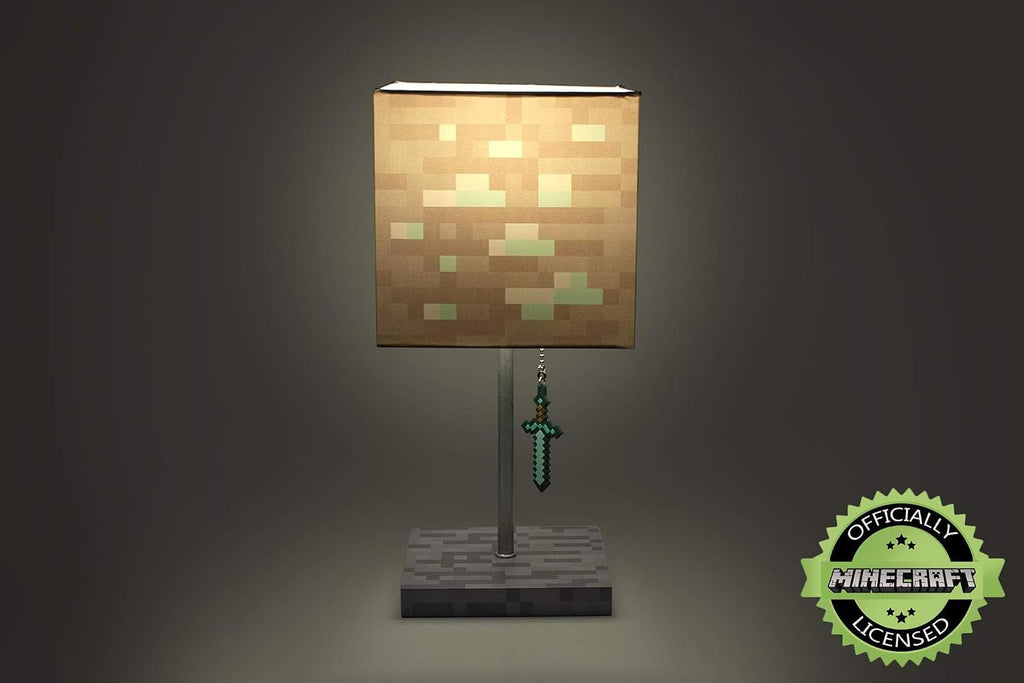 Minecraft Diamond Ore Block LED Desk Lamp with Diamond Sword Puller - Flex Gamingproduct_type