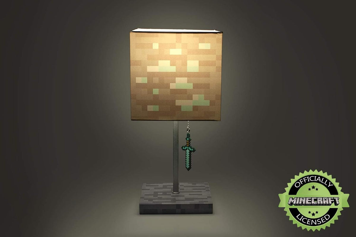 Minecraft Diamond Ore Block LED Desk Lamp with Diamond Sword Puller - Flex Gamingproduct_type