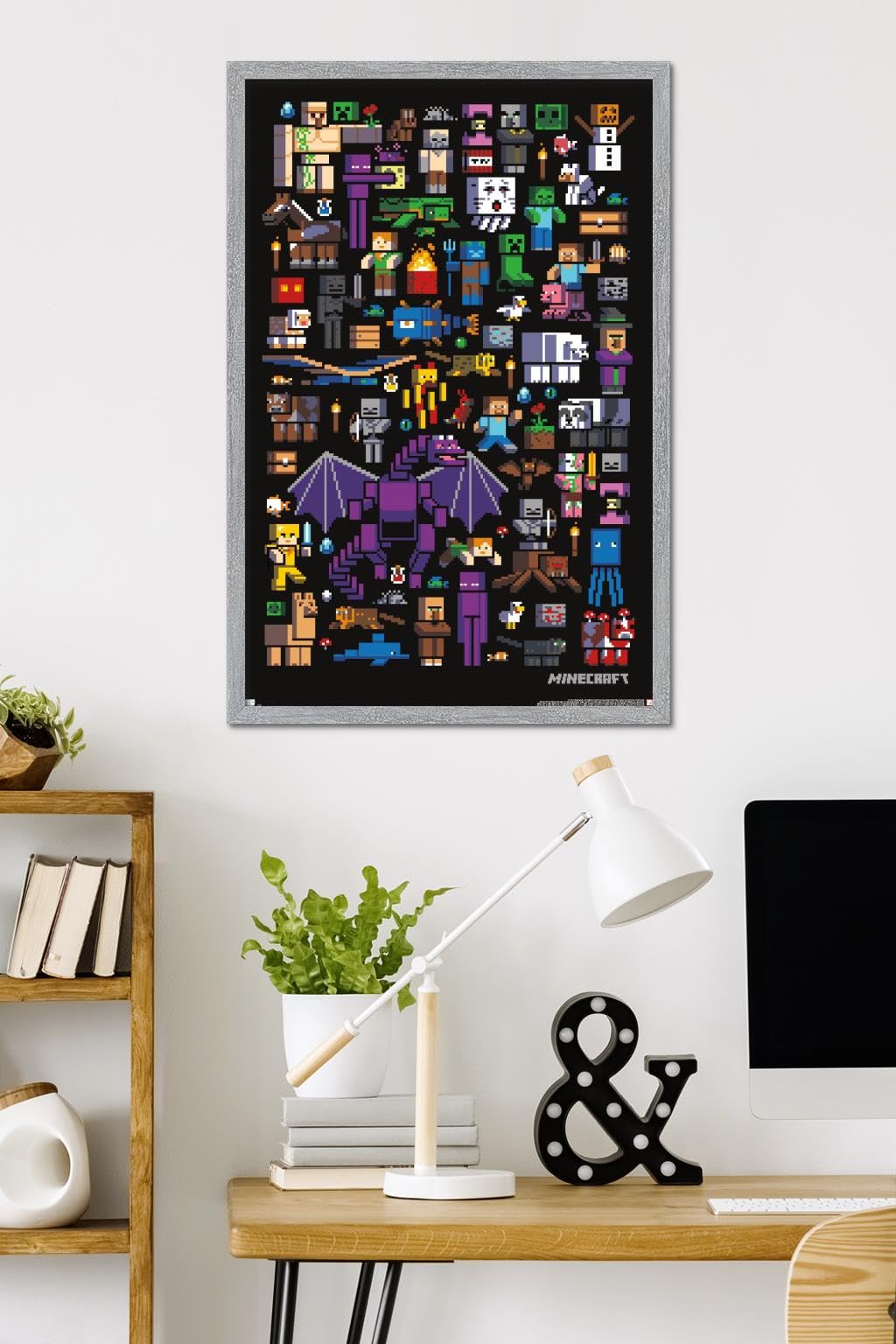 Minecraft Mobbery Wall Poster – 4 Sizes & 14 Frame Options - Flex Gamingproduct_type