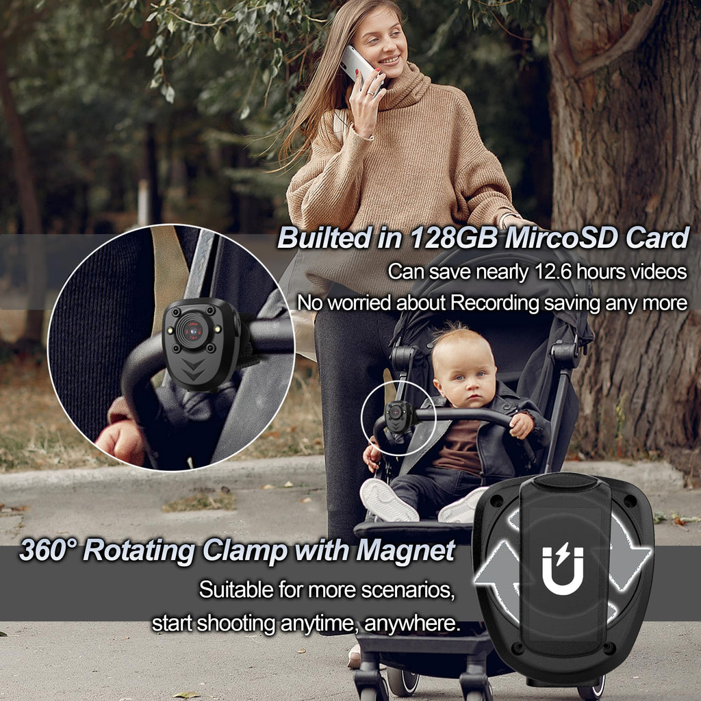 Mini Body Camera Video Recorder 1080P – 2 Sizes & 2 Sets - Flex Gamingproduct_type