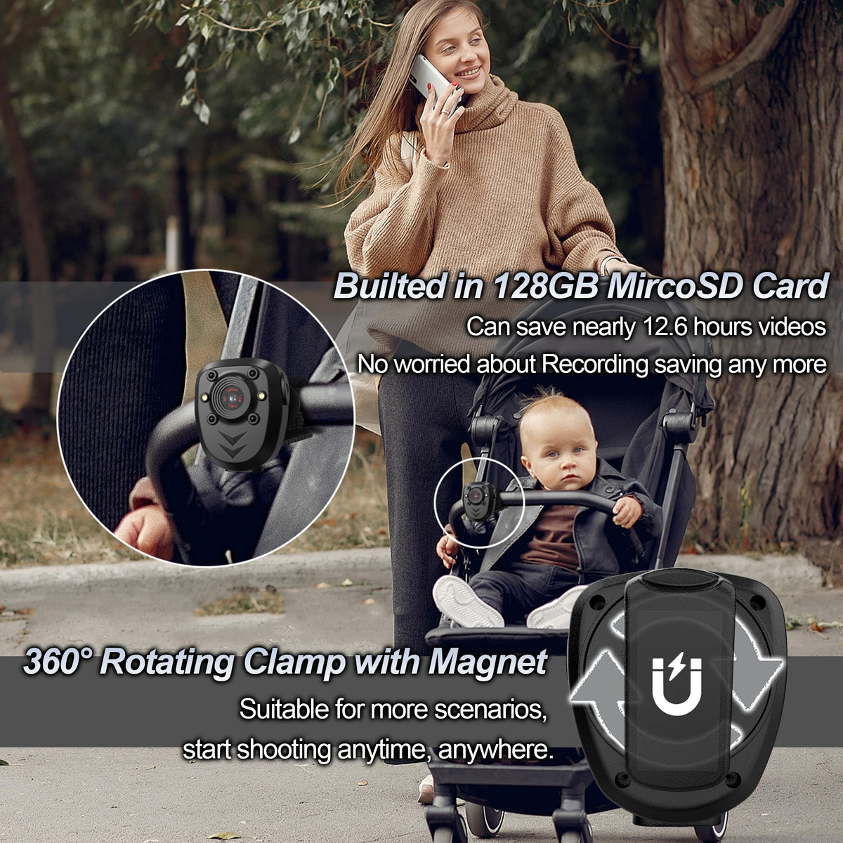 Mini Body Camera Video Recorder 1080P – 2 Sizes & 2 Sets - Flex Gamingproduct_type