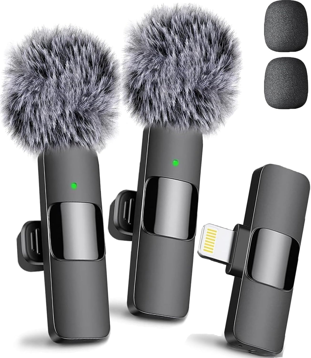 Mini Mic Pro (Latest Model – 1 Microphone for iPhone & Android, Wireless Mini Microphone, Clear Voice, Noise Cancelling, Lavalier Mic for TikTok, YouTube & Interviews - Flex Gamingproduct_type