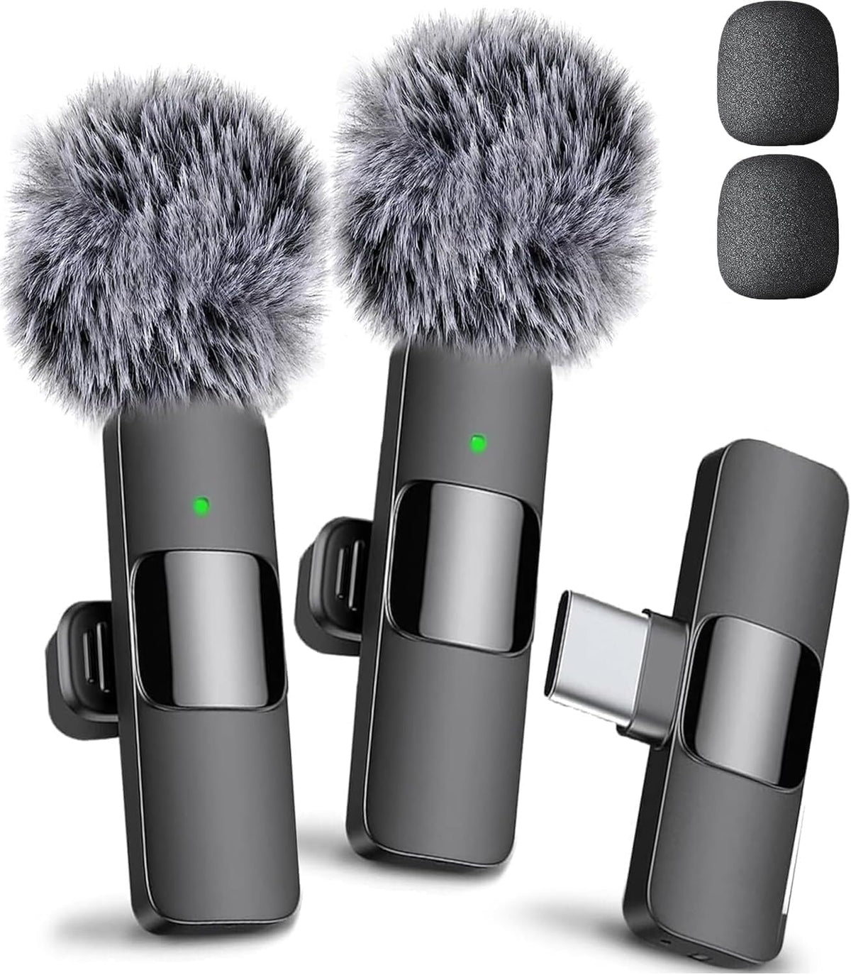 Mini Mic Pro (Latest Model – 1 Microphone for iPhone & Android, Wireless Mini Microphone, Clear Voice, Noise Cancelling, Lavalier Mic for TikTok, YouTube & Interviews - Flex Gamingproduct_type