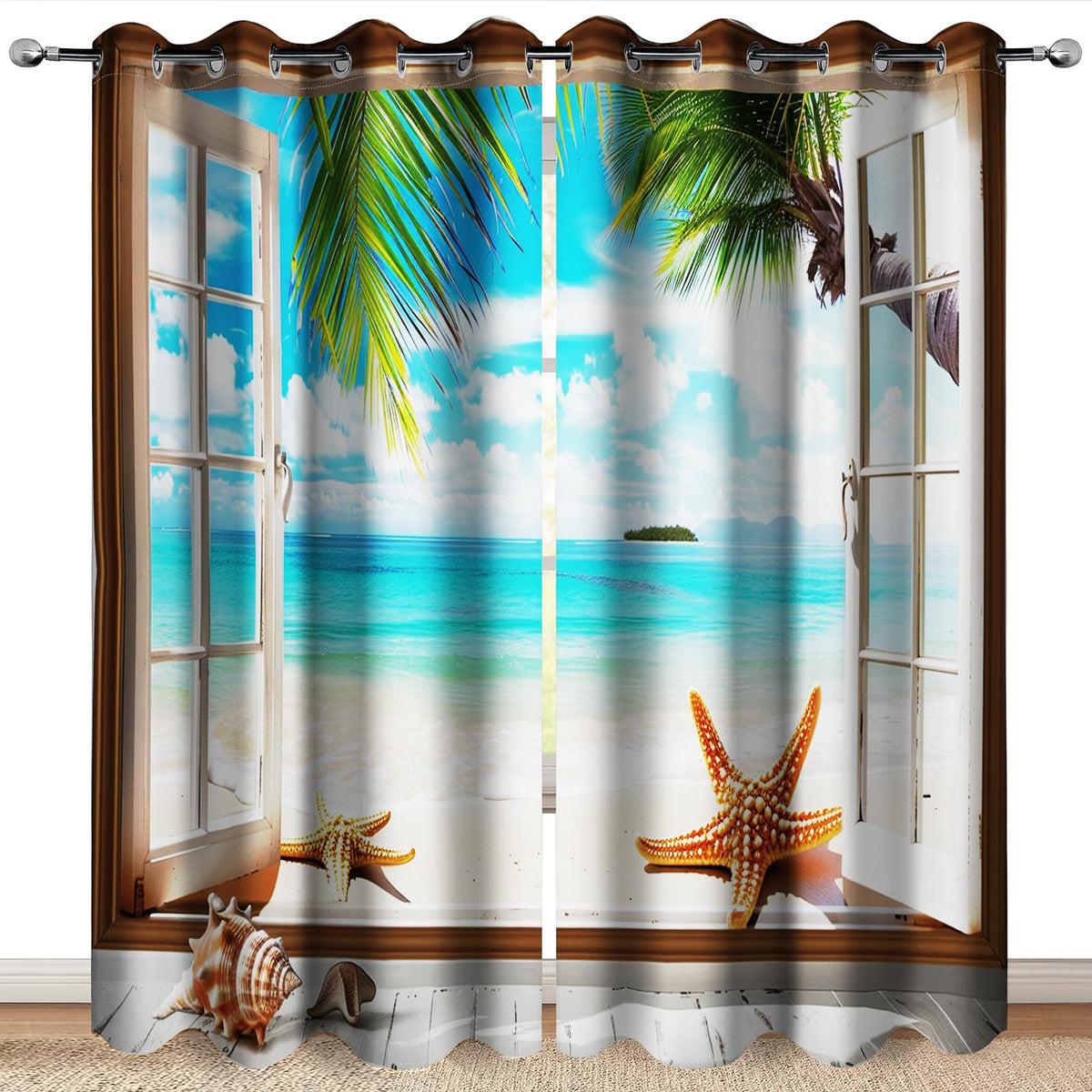 MissHope Blackout Curtains, 2 Panels – 19 Designs & 3 Sizes - Flex Gamingproduct_type