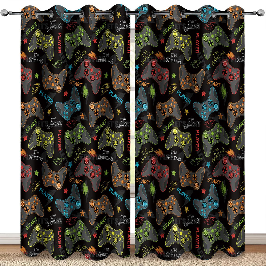 MissHope Blackout Curtains, 2 Panels – 19 Designs & 3 Sizes - Flex Gamingproduct_type