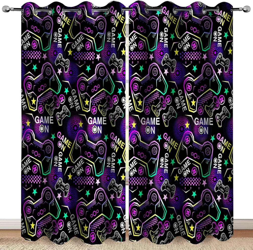 MissHope Blackout Curtains, 2 Panels – 19 Designs & 3 Sizes - Flex Gamingproduct_type