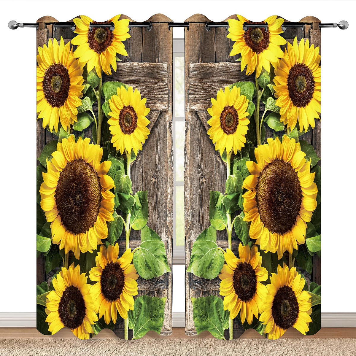 MissHope Blackout Curtains, 2 Panels – 19 Designs & 3 Sizes - Flex Gamingproduct_type