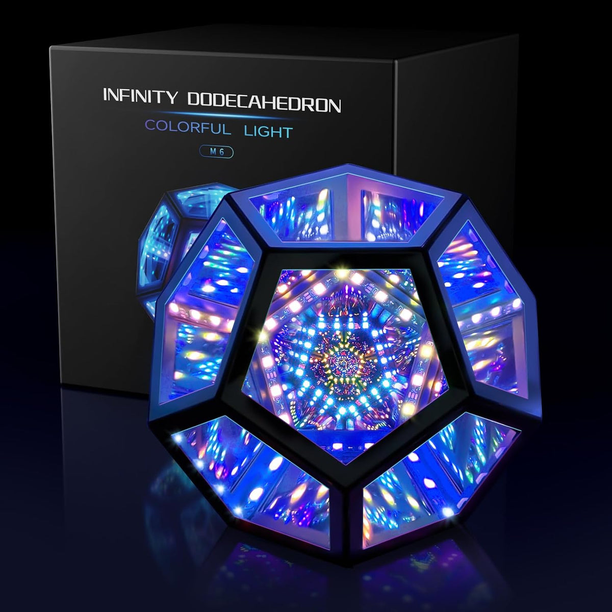 MITO Infinity Mirror Dodecahedron RGBW LED Light - Flex Gamingproduct_type