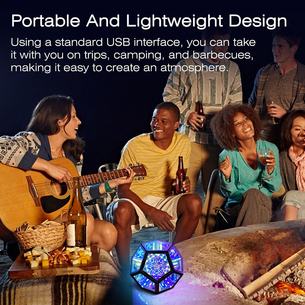 MITO Infinity Mirror Dodecahedron RGBW LED Light - Flex Gamingproduct_type