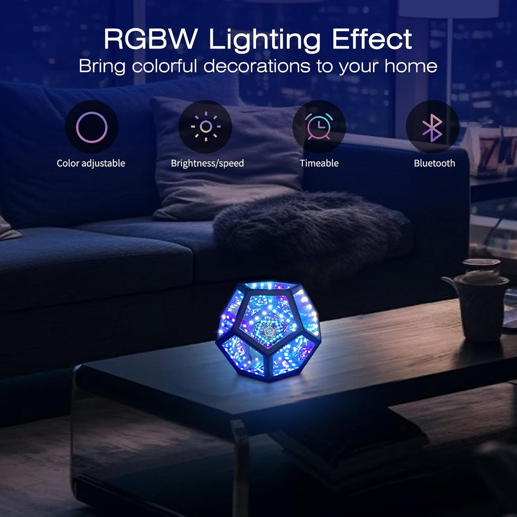 MITO Infinity Mirror Dodecahedron RGBW LED Light - Flex Gamingproduct_type