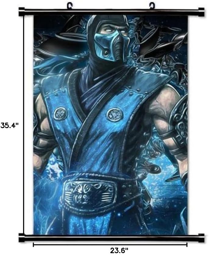 Mortal Kombat Sub-Zero Wall Scroll Poster – 23.6x35.4 In - Flex Gamingproduct_type