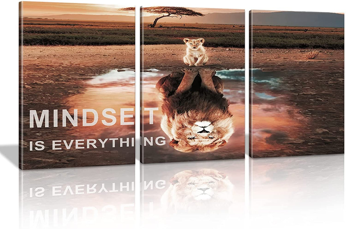 Motivational Canvas Wall Art 3-Panel Set – 4 Sizes & 12 Styles - Flex Gamingproduct_type