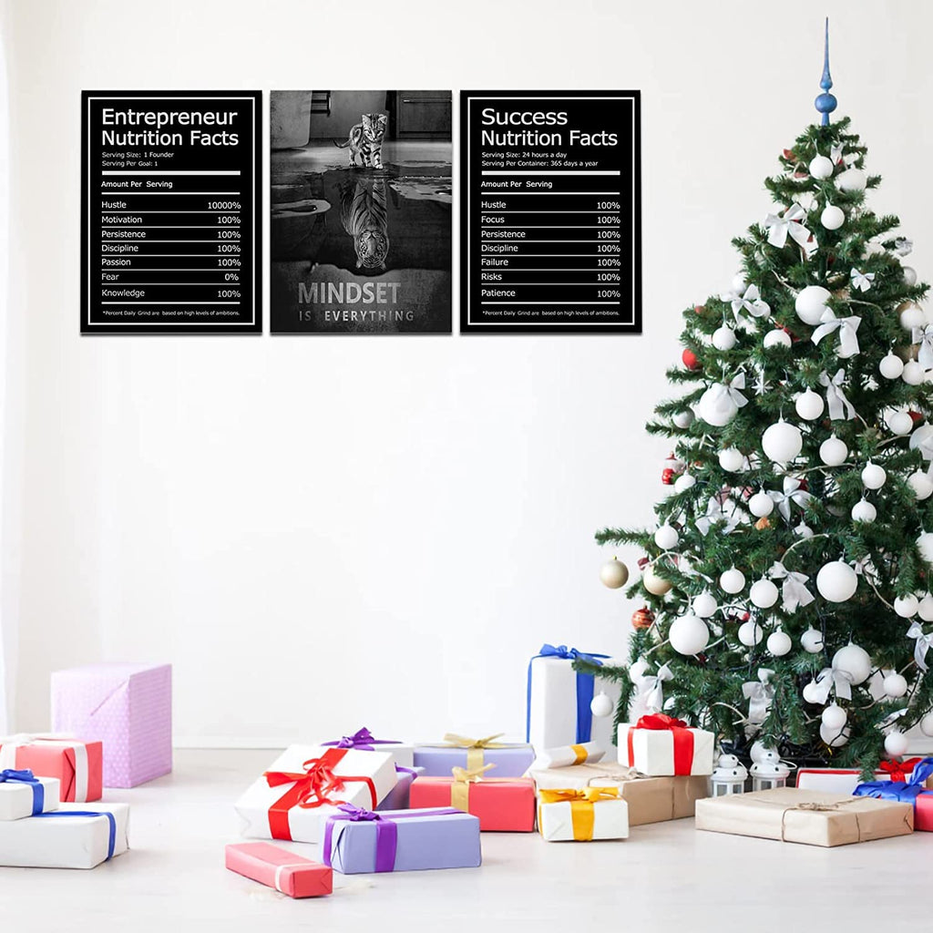 Motivational Canvas Wall Art 3-Panel Set – 4 Sizes & 12 Styles - Flex Gamingproduct_type