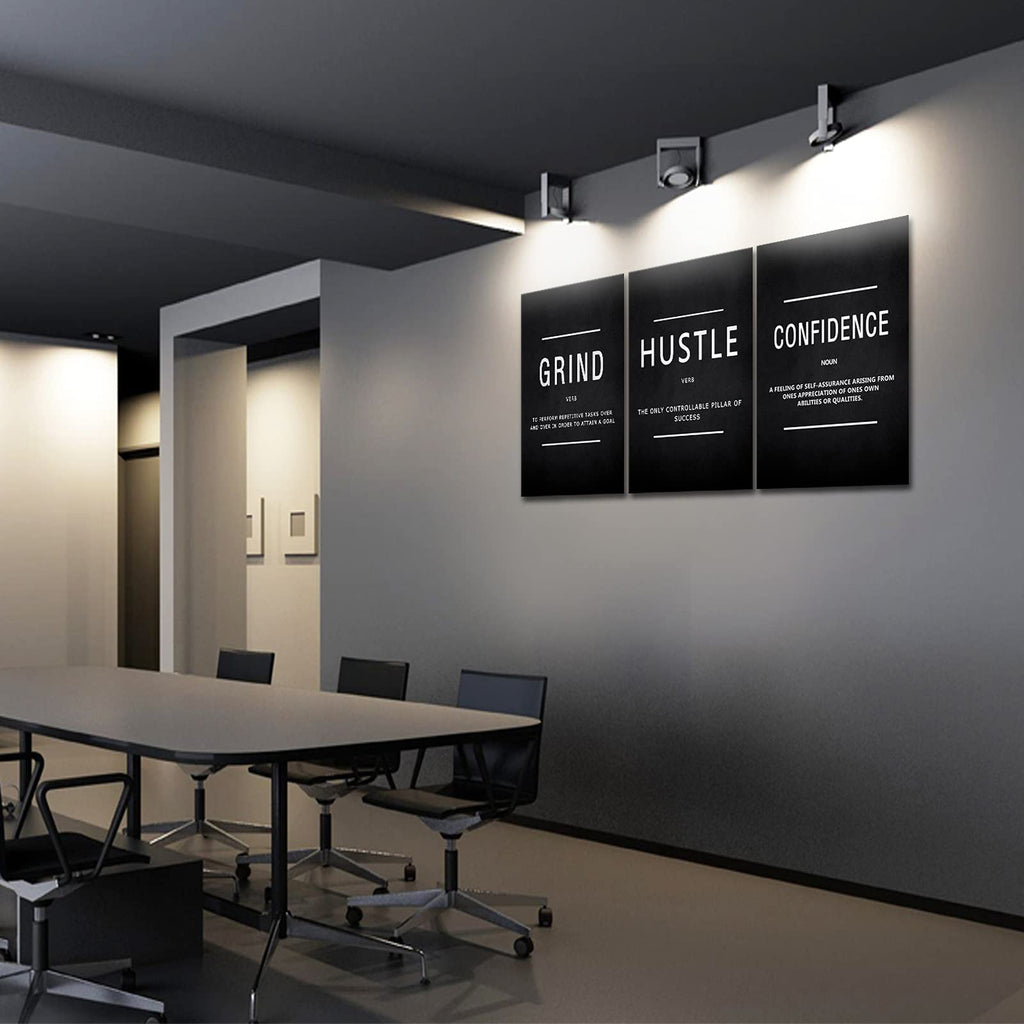 Motivational Canvas Wall Art 3-Panel Set – 4 Sizes & 12 Styles - Flex Gamingproduct_type