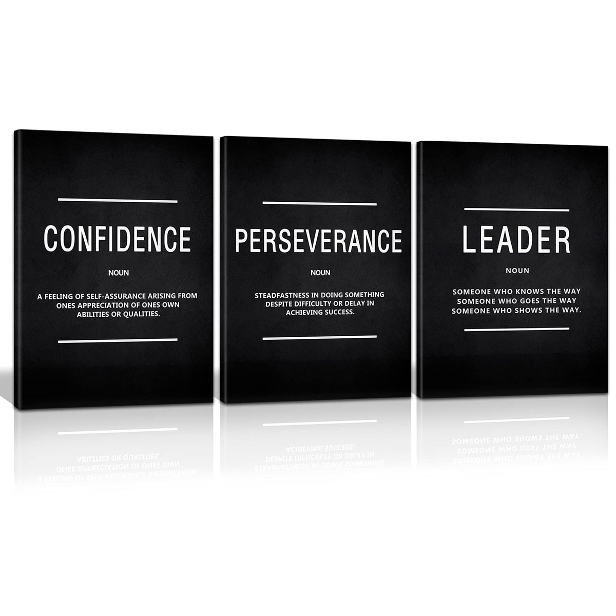 Motivational Canvas Wall Art 3-Panel Set – 4 Sizes & 12 Styles - Flex Gamingproduct_type
