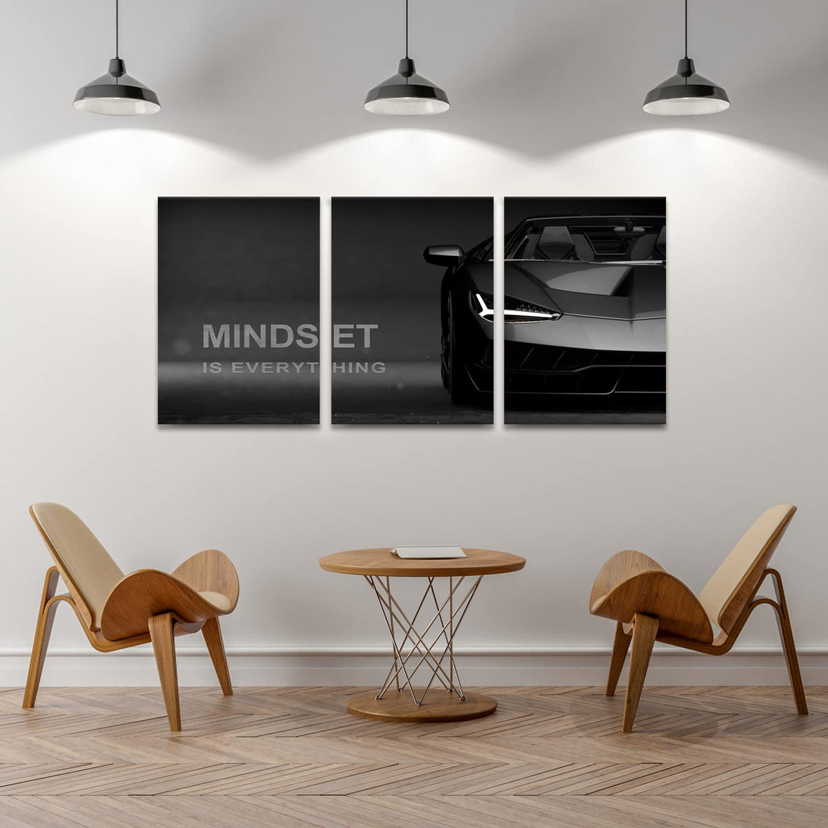 Motivational Canvas Wall Art 3-Panel Set – 4 Sizes & 12 Styles - Flex Gamingproduct_type