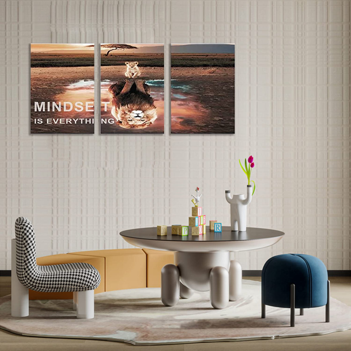 Motivational Canvas Wall Art 3-Panel Set – 4 Sizes & 12 Styles - Flex Gamingproduct_type