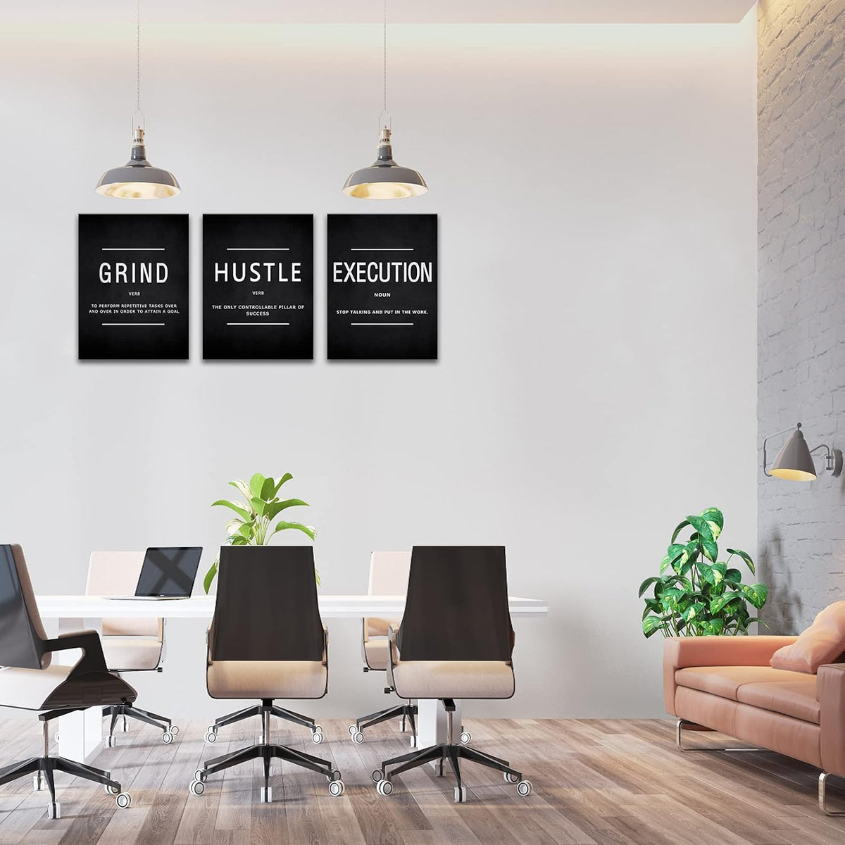 Motivational Canvas Wall Art 3-Panel Set – 4 Sizes & 12 Styles - Flex Gamingproduct_type