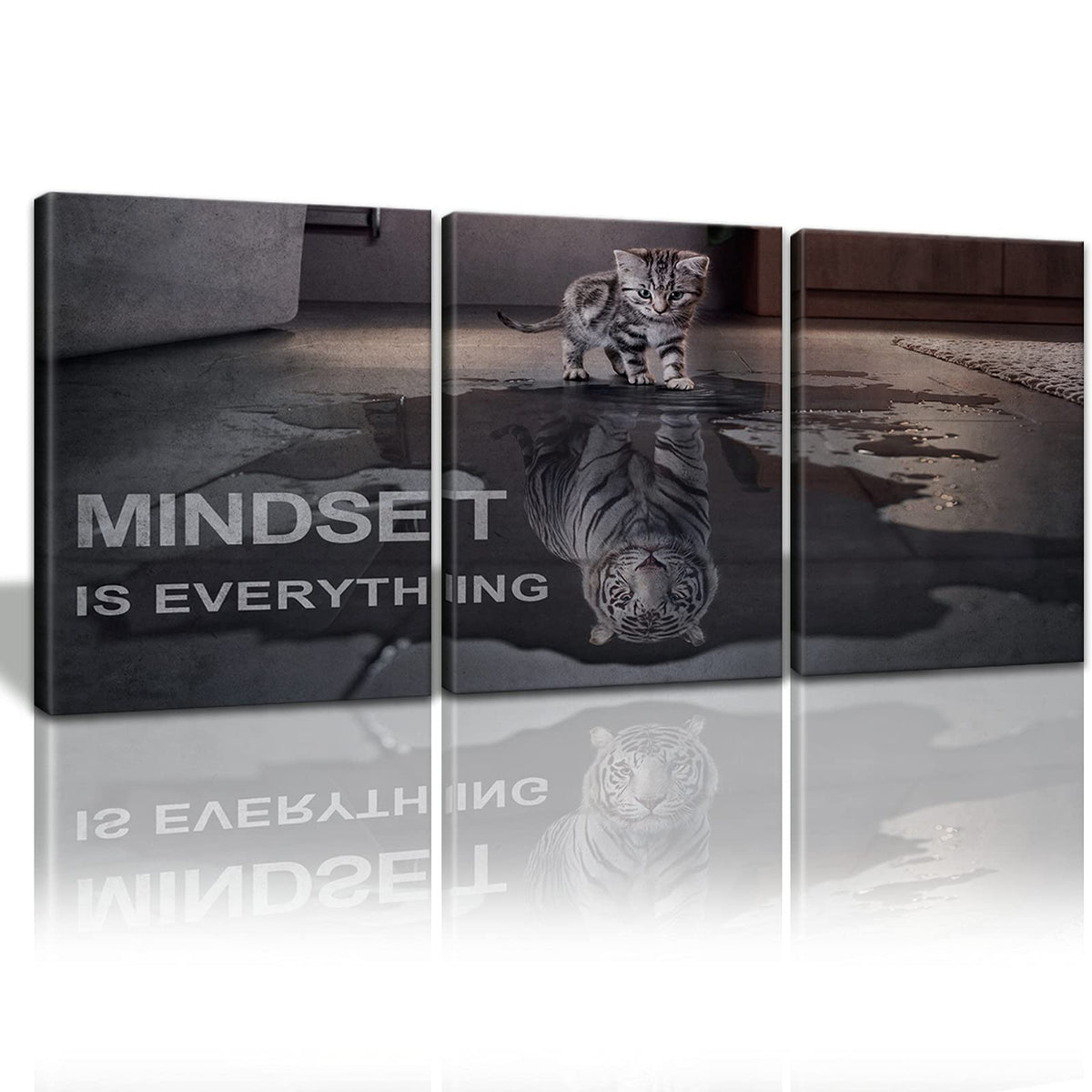 Motivational Canvas Wall Art 3-Panel Set – 4 Sizes & 12 Styles - Flex Gamingproduct_type