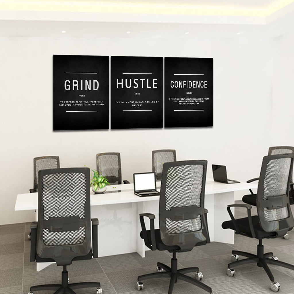 Motivational Canvas Wall Art 3-Panel Set – 4 Sizes & 12 Styles - Flex Gamingproduct_type