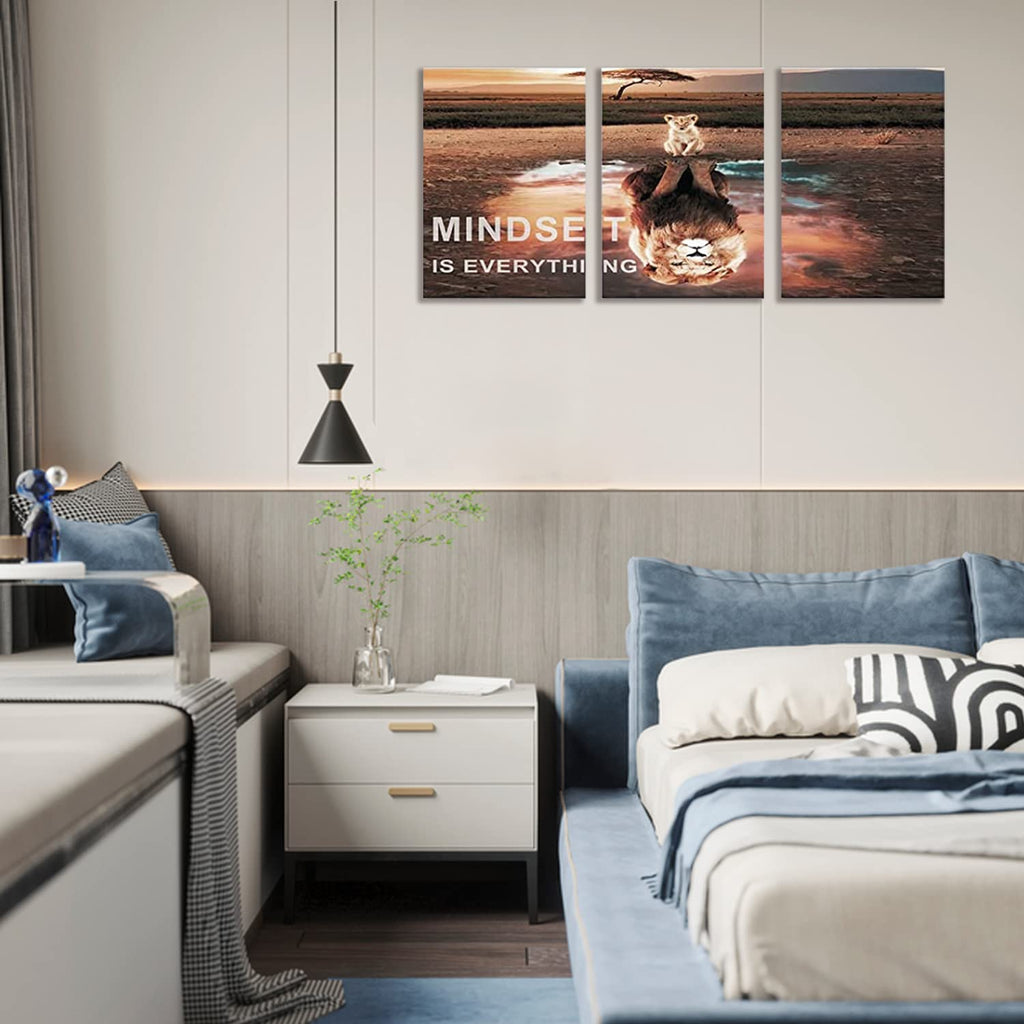 Motivational Canvas Wall Art 3-Panel Set – 4 Sizes & 12 Styles - Flex Gamingproduct_type
