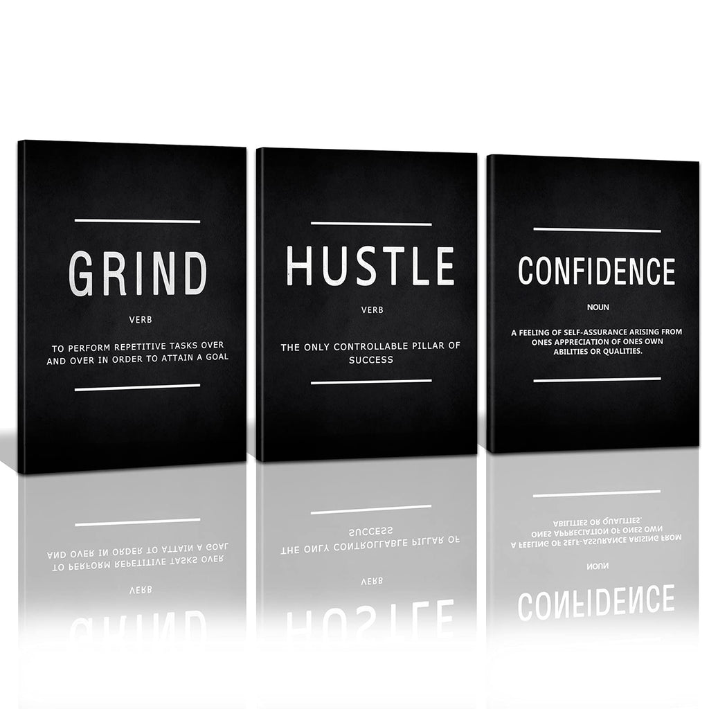 Motivational Canvas Wall Art 3-Panel Set – 4 Sizes & 12 Styles - Flex Gamingproduct_type