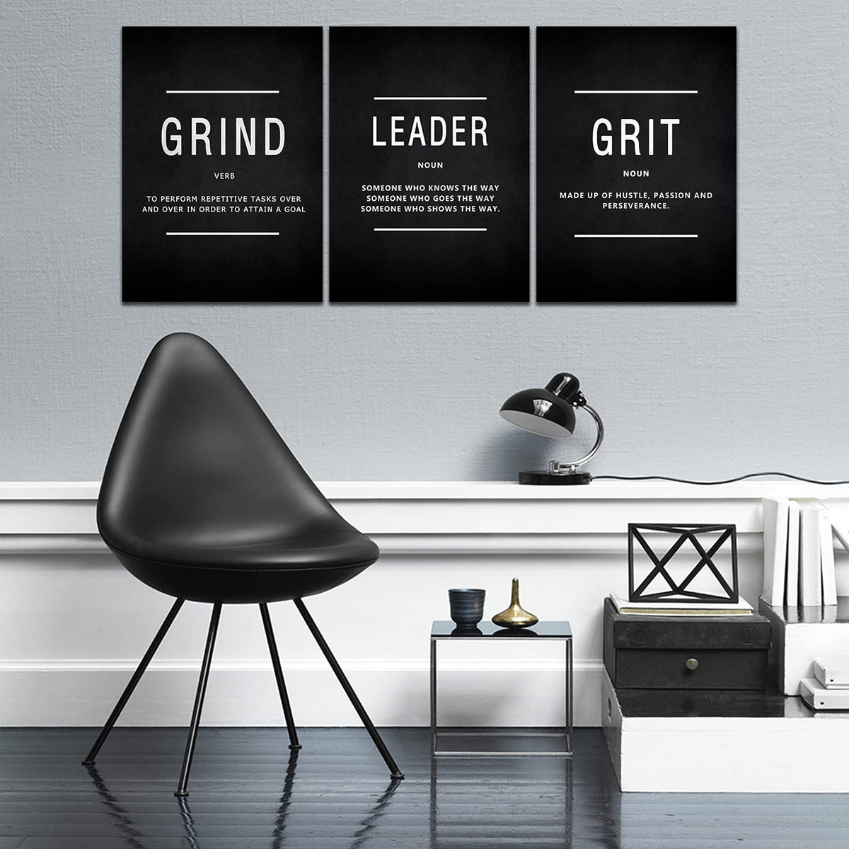 Motivational Canvas Wall Art 3-Panel Set – 4 Sizes & 12 Styles - Flex Gamingproduct_type