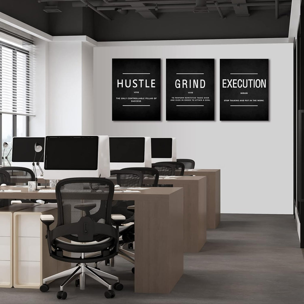 Motivational Canvas Wall Art 3-Panel Set – 4 Sizes & 12 Styles - Flex Gamingproduct_type