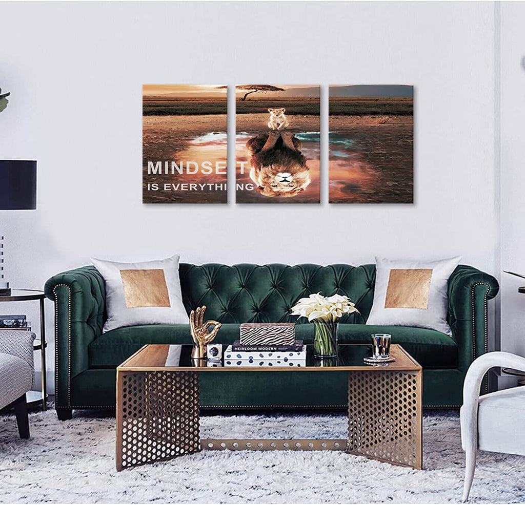 Motivational Canvas Wall Art 3-Panel Set – 4 Sizes & 12 Styles - Flex Gamingproduct_type