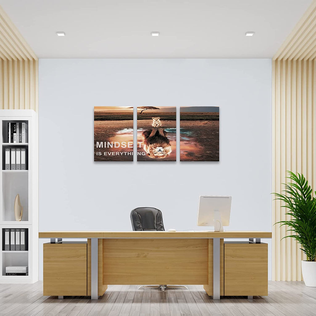 Motivational Canvas Wall Art 3-Panel Set – 4 Sizes & 12 Styles - Flex Gamingproduct_type