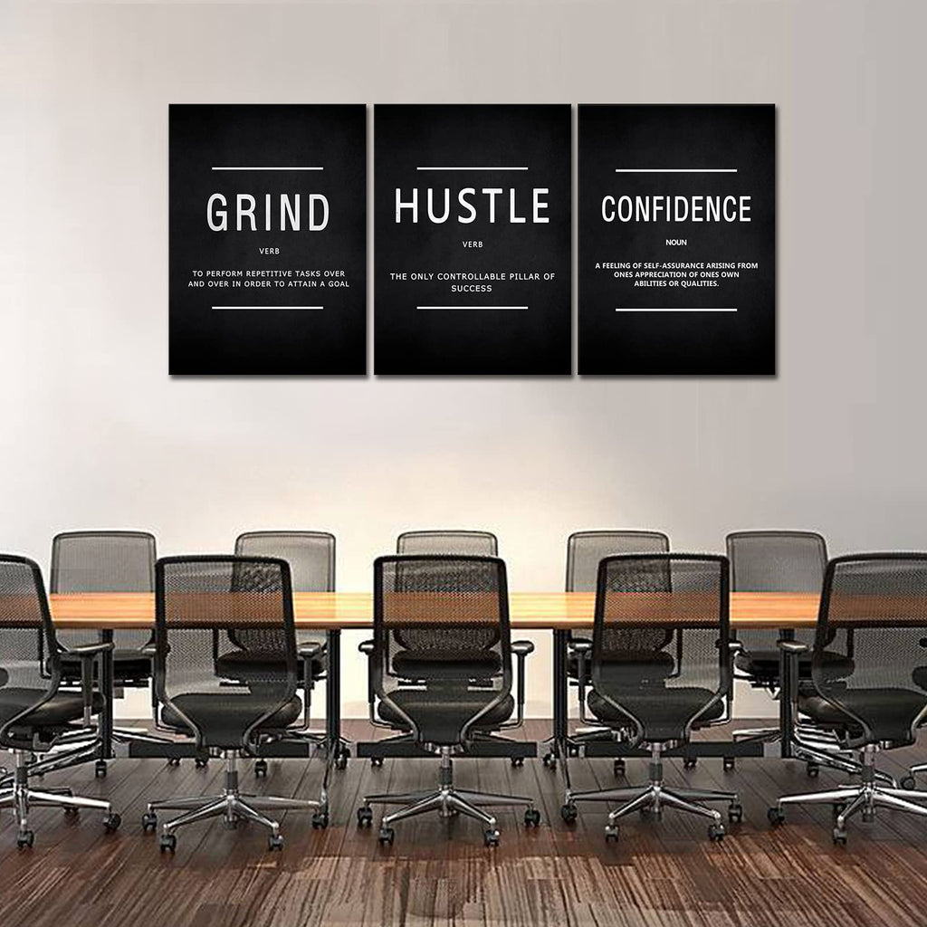Motivational Canvas Wall Art 3-Panel Set – 4 Sizes & 12 Styles - Flex Gamingproduct_type