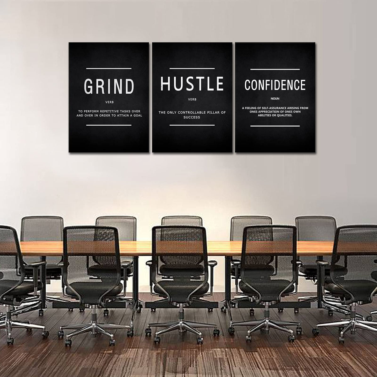 Motivational Canvas Wall Art 3-Panel Set – 4 Sizes & 12 Styles - Flex Gamingproduct_type