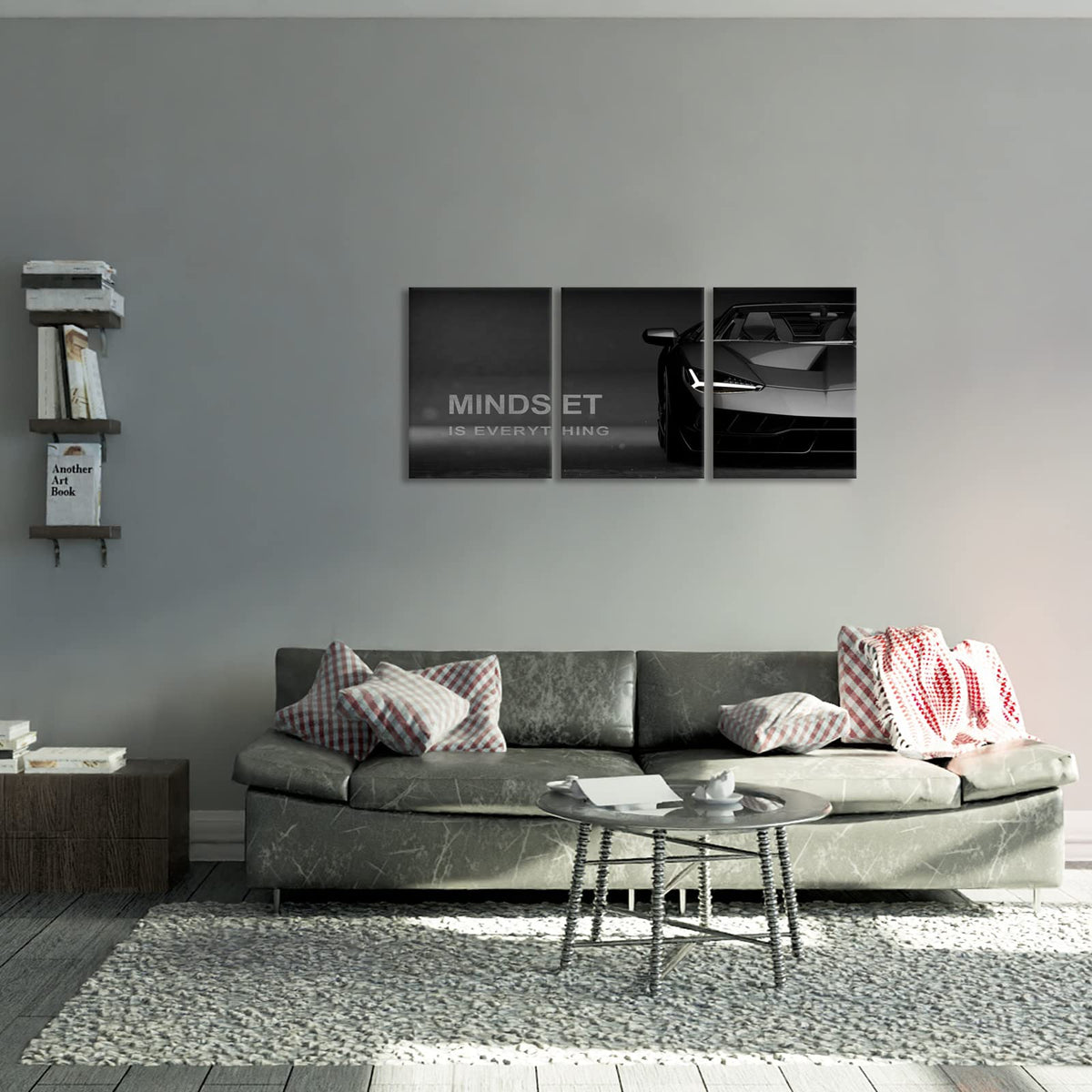 Motivational Canvas Wall Art 3-Panel Set – 4 Sizes & 12 Styles - Flex Gamingproduct_type