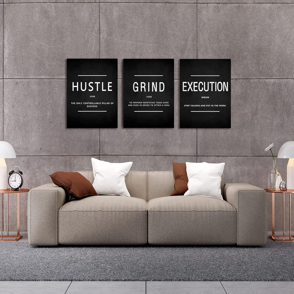 Motivational Canvas Wall Art 3-Panel Set – 4 Sizes & 12 Styles - Flex Gamingproduct_type