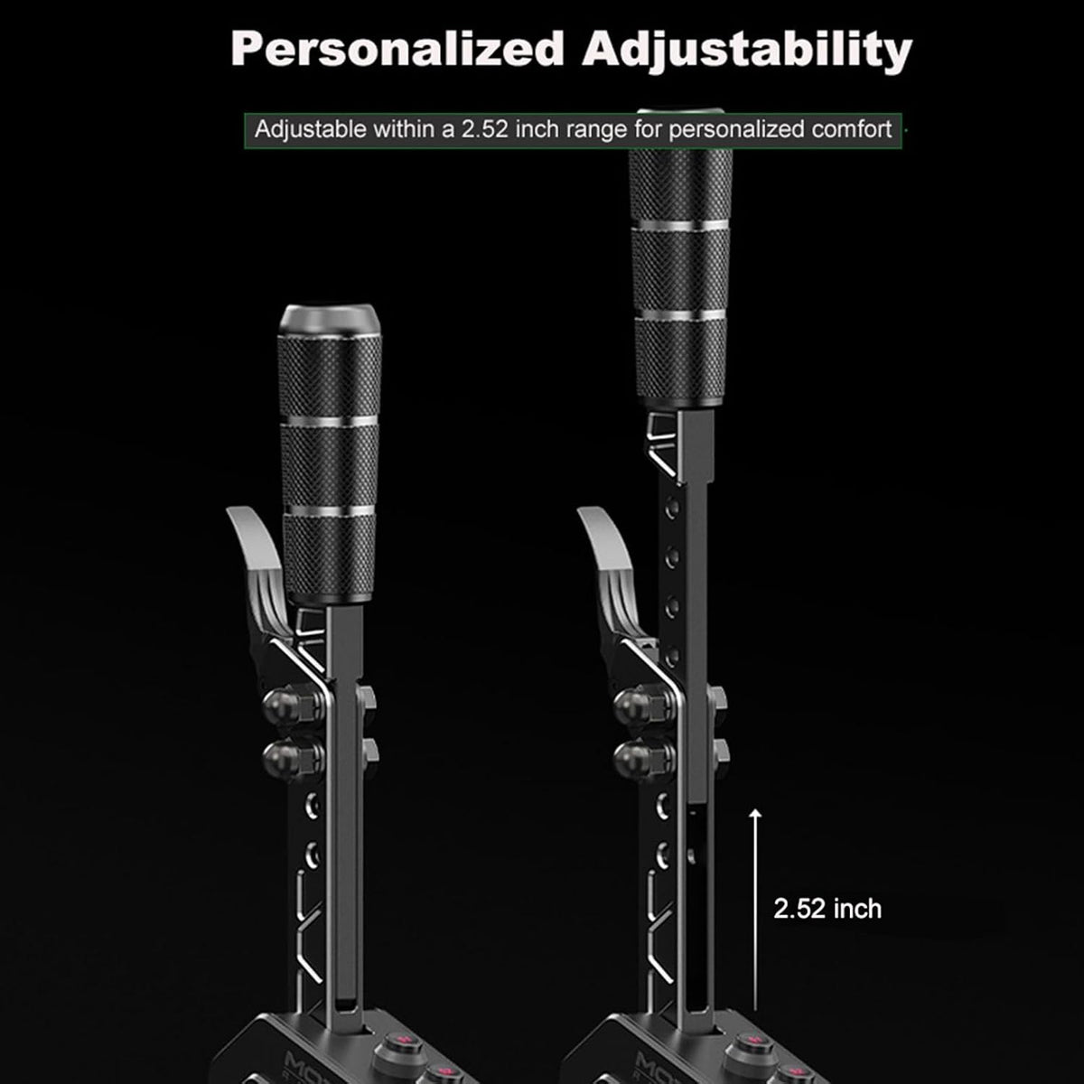 MOZA SGP Sequential Shifter for Sim Racing – Black - Flex Gamingproduct_type