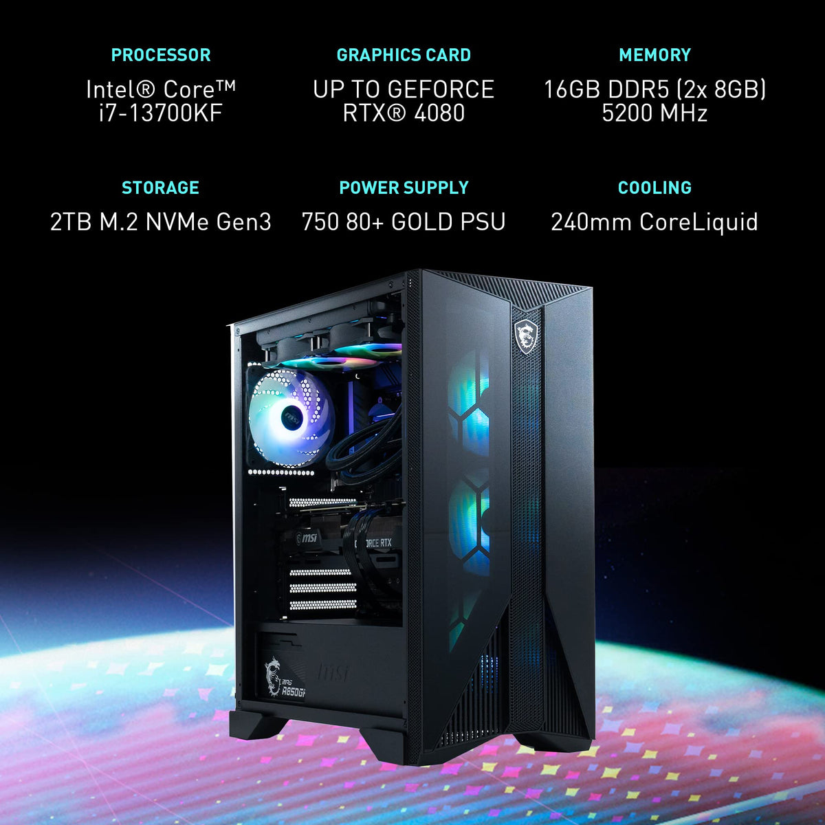 MSI Aegis R2 AI Gaming Desktop – 5 Configurations - Flex Gamingproduct_type