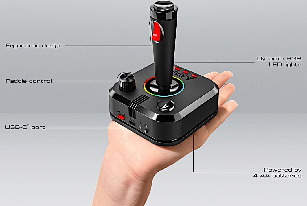 My Arcade Atari Game Station Pro – 200+ Games, Wireless Joysticks & RGB LED - Flex Gamingproduct_type