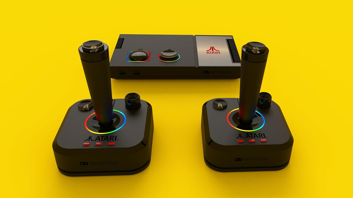 My Arcade Atari Game Station Pro – 200+ Games, Wireless Joysticks & RGB LED - Flex Gamingproduct_type