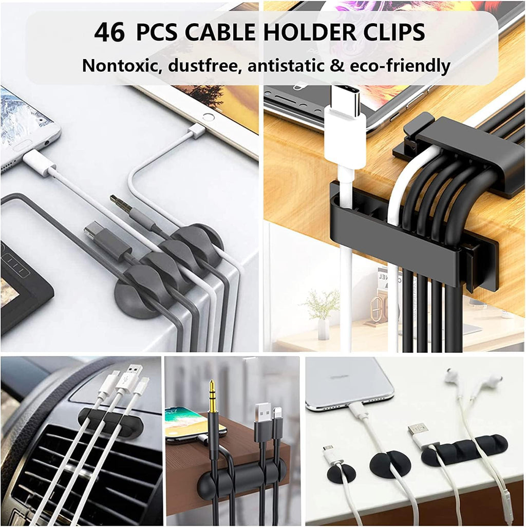 N NOROCME 192-Piece Cable Management Kit with Wire Sleeves - Flex Gamingproduct_type