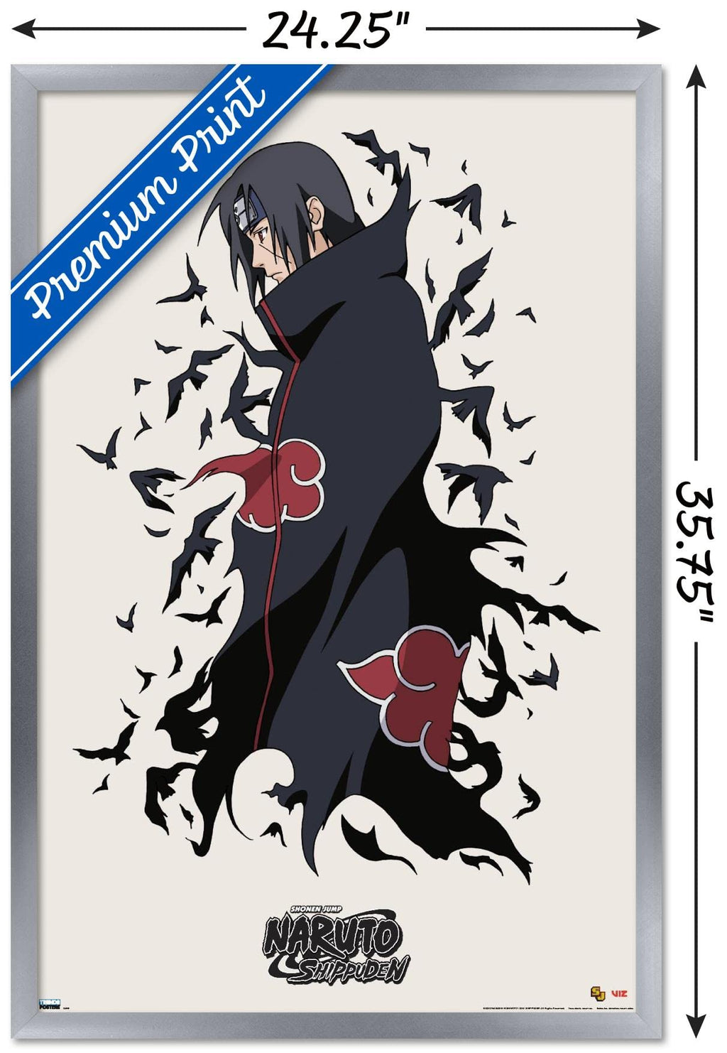 Naruto Shippuden Itachi Wall Poster – Trends International - Flex Gamingproduct_type