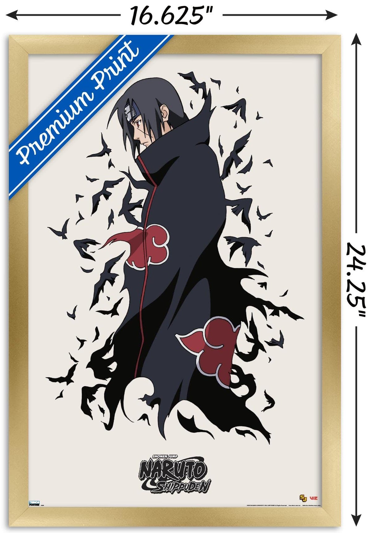Naruto Shippuden Itachi Wall Poster – Trends International - Flex Gamingproduct_type