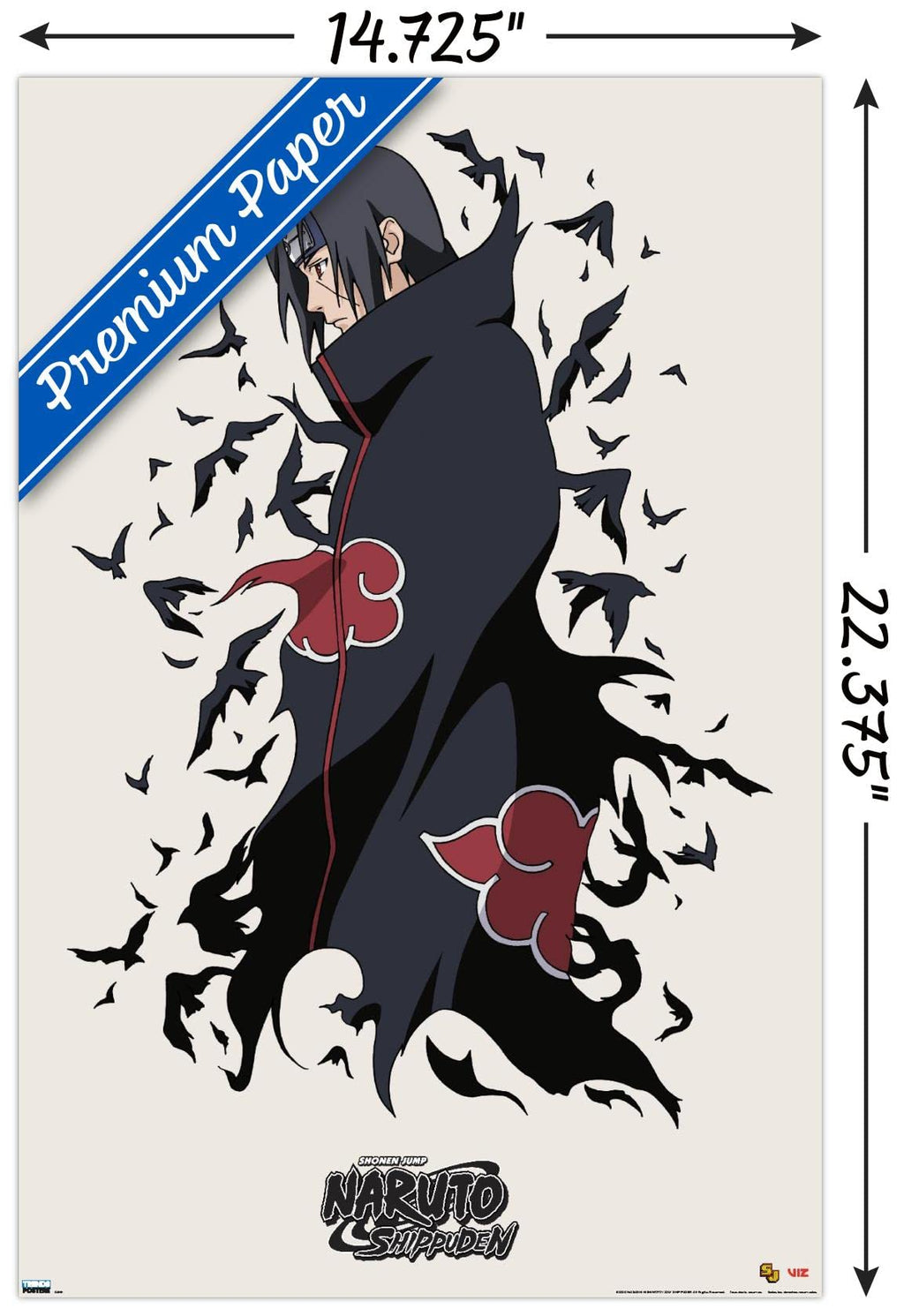 Naruto Shippuden Itachi Wall Poster – Trends International - Flex Gamingproduct_type