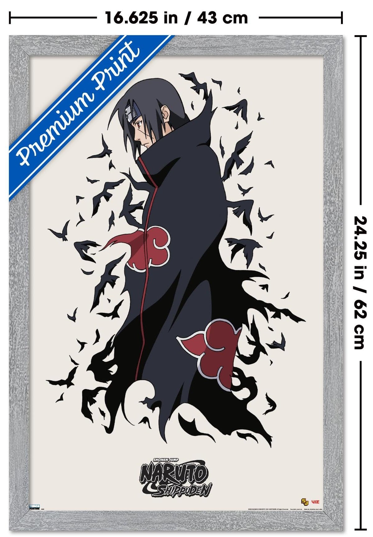 Naruto Shippuden Itachi Wall Poster – Trends International - Flex Gamingproduct_type