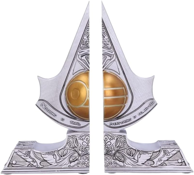 Nemesis Now Assassin's Creed Apple of Eden Bookends – Hand-Painted Resin - Flex Gamingproduct_type