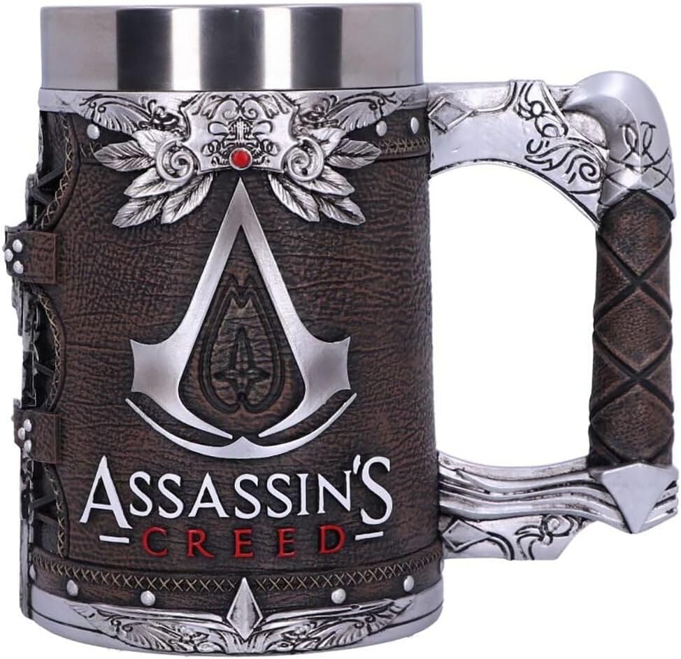 Nemesis Now Assassin's Creed Tankard – Hand-Painted Resin, 600ml – 2 Styles - Flex Gamingproduct_type