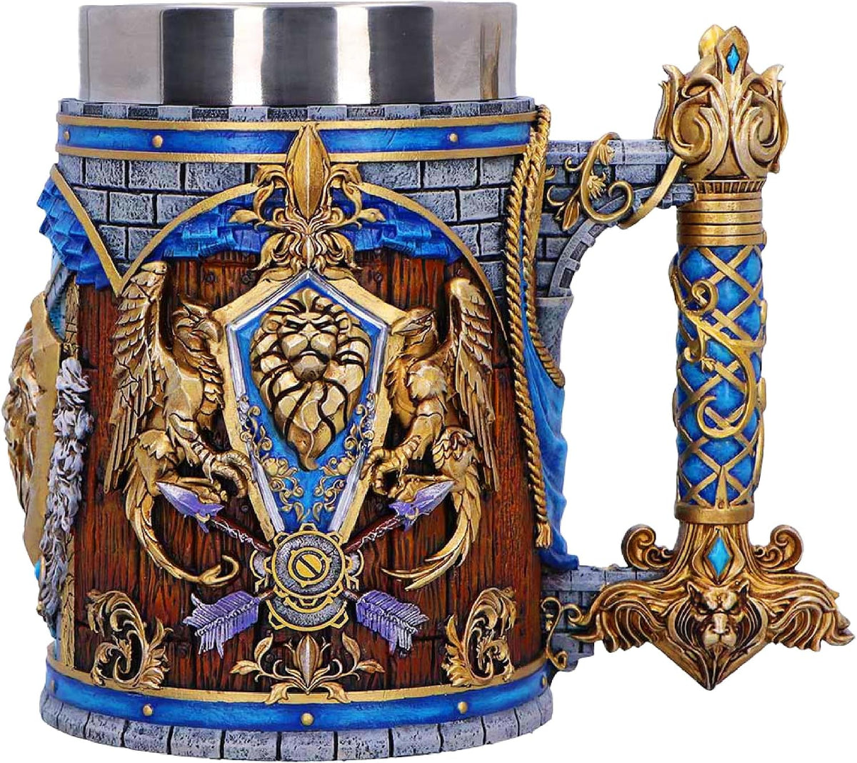 Nemesis Now World of Warcraft Alliance Tankard – Officially Licensed, 15.5cm - Flex Gamingproduct_type